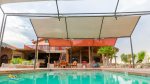 Percebu San Felipe beach bungalow rental - Large outdoor palapa to enjoy meals
